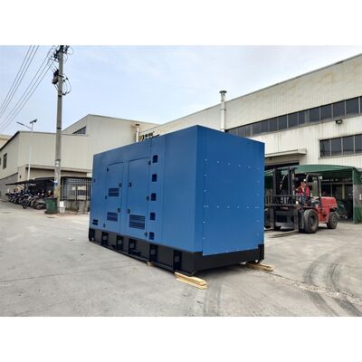 耐久性のあるスタンバイサイレントディーゼル発電機セット 1250KVA 超サイレントディーゼル発電機 低騒音 3相ポータブルディーゼル発電機 1000kw